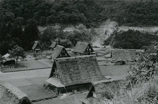 五箇山合掌造り集落の様子