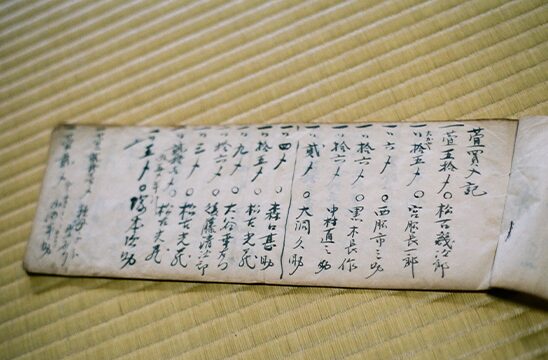 借りた茅の記録の写真
