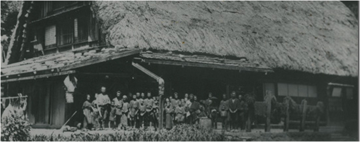 昔の白川郷の写真