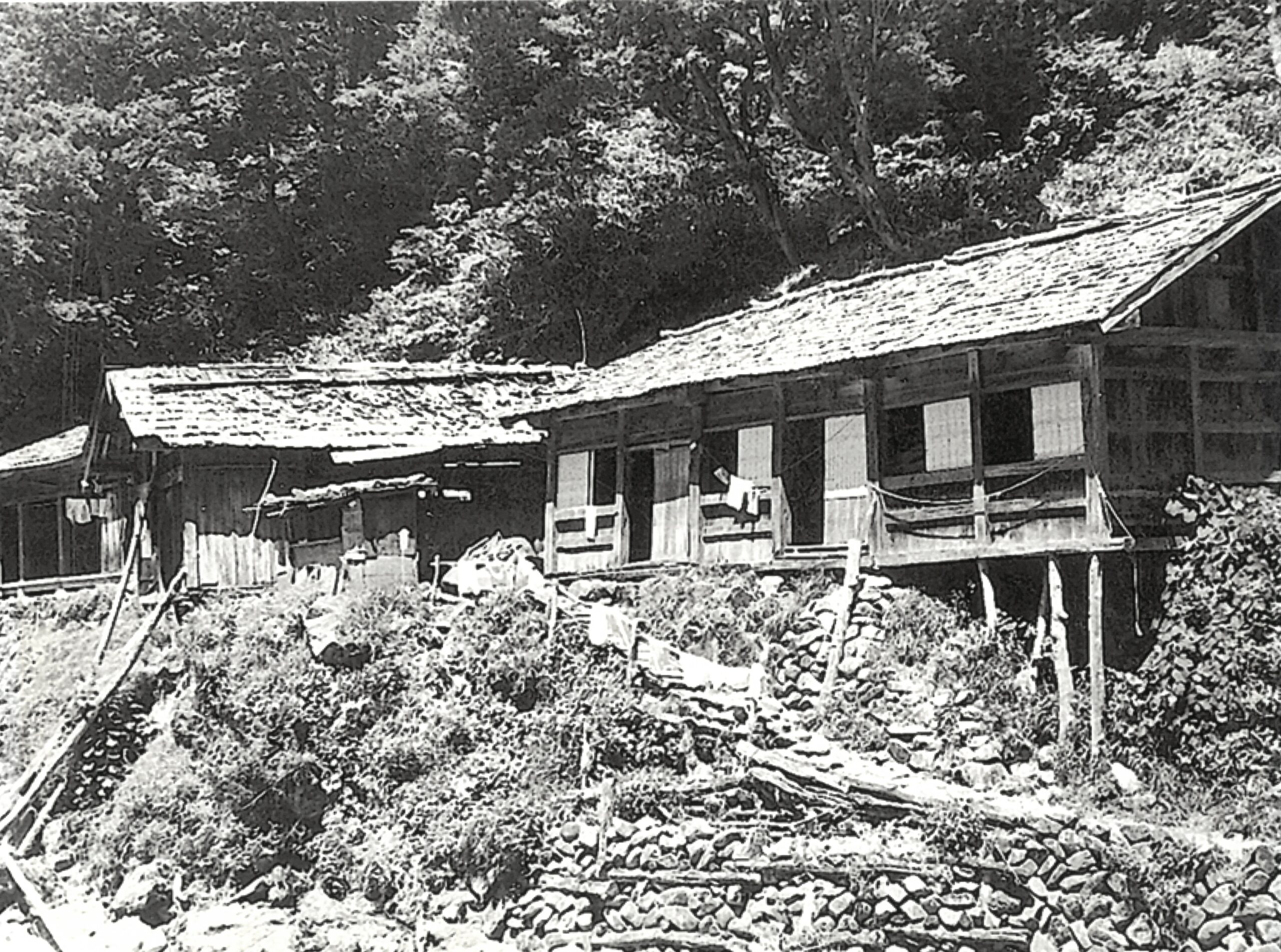 大白川温泉の湯の小屋